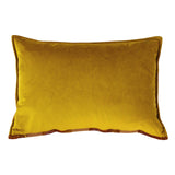 Cushion - Velvet Jacquard, Ochre/Blush