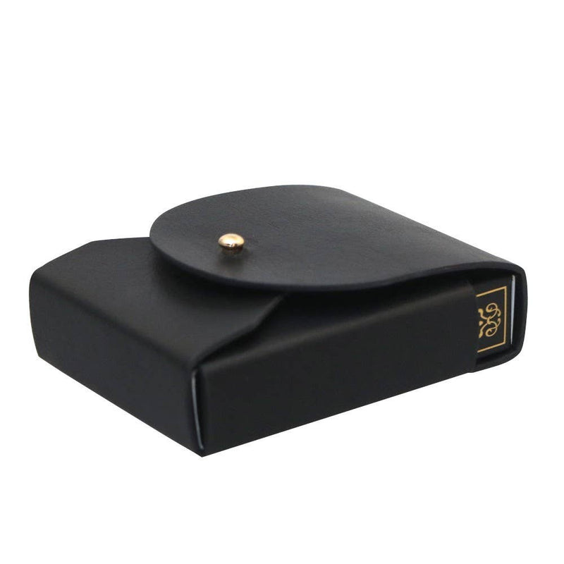 Poker Set in Black Faux Leather Case