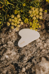 Gua Sha facial massage tool - White Jade