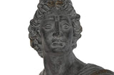 Decorative Bust in Gray Fibreglass