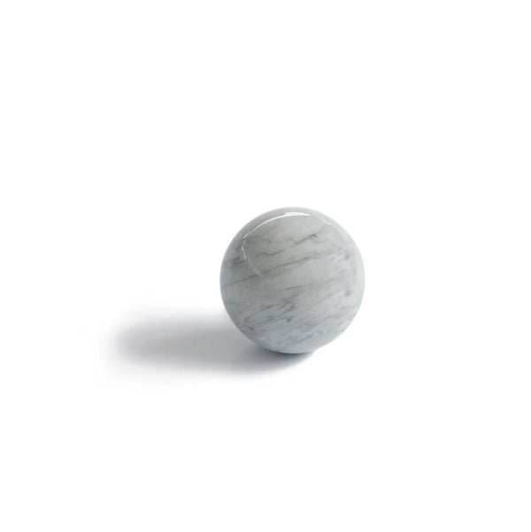 Paperweight; Sphere Shape in Grey Marble (small)