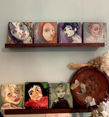 Painting; Mini Portrait n. 97 by Johanna Barthet