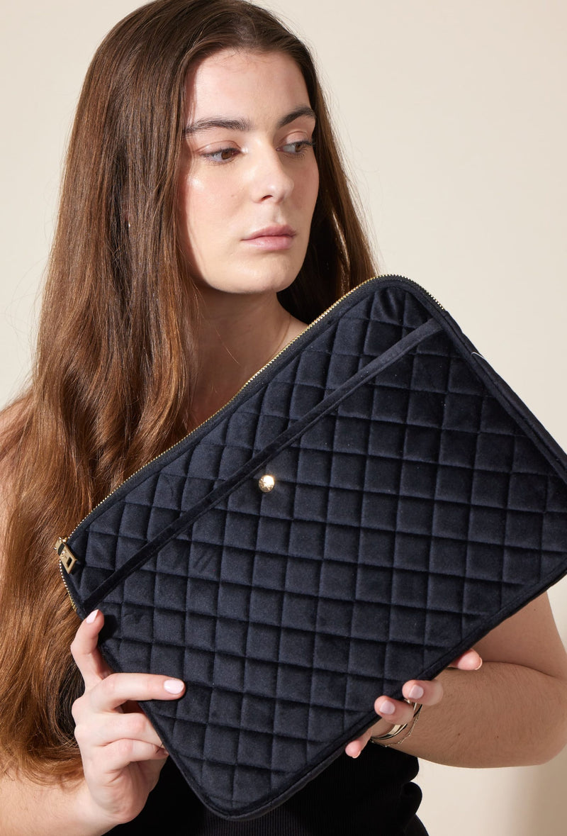 Laptop Sleeve - Black Velvet