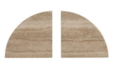 Bookends made from Travertine Marble