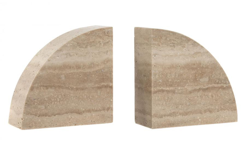 Bookends made from Travertine Marble