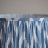 Lampshade - Ikat Blue 50cm