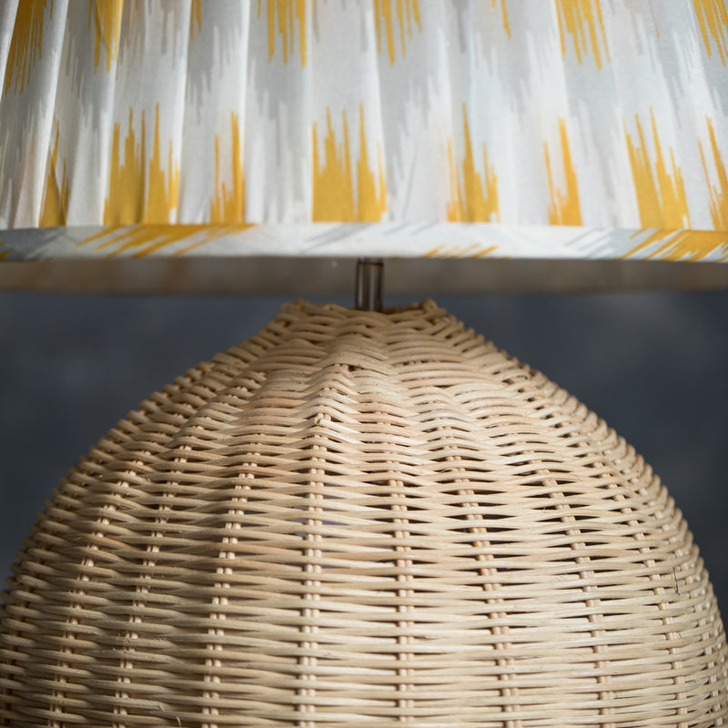 Rattan Base Lamp Soana By Mahe