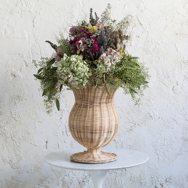 Rattan Vase Olympia By Mahe