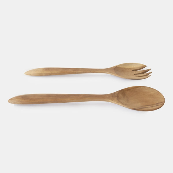 Teak Wood Salad Servers By Mahe