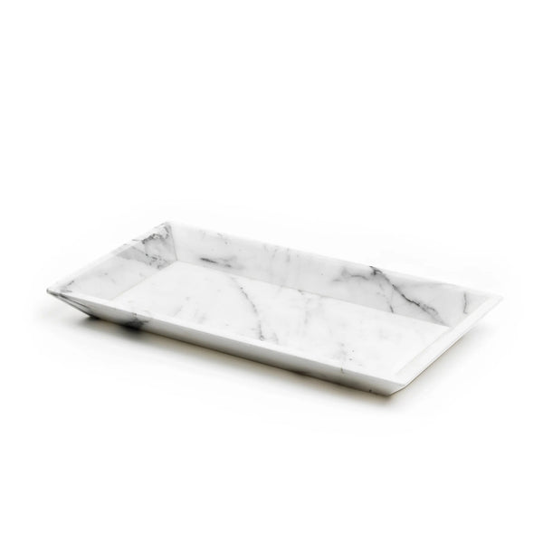 Serving Tray/Plate in White Marble