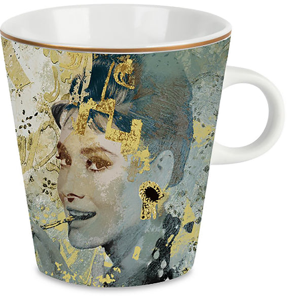 Memories Collection; Mug, in Porcelain, Audrey Hepburn