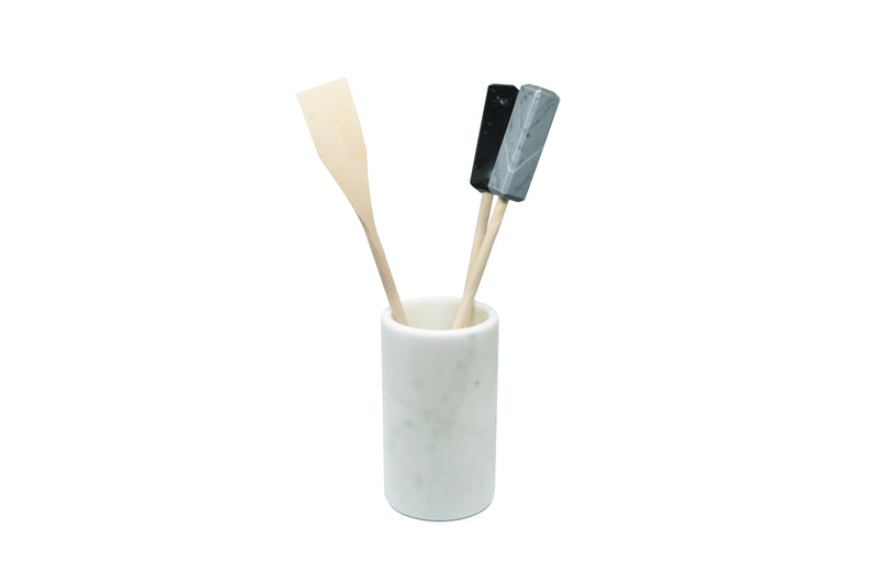 White Marble utensil holder