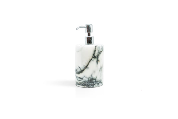 Soap Dispenser in Paonazzo Marble (rounded)