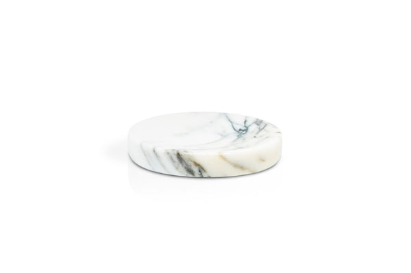 Soap Dish in Paonazzo Marble (rounded)