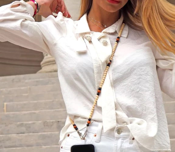 Mobile Phone Cord - Beaded
