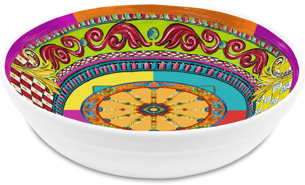 Soup Plate in Melamine - Ortigia Collection