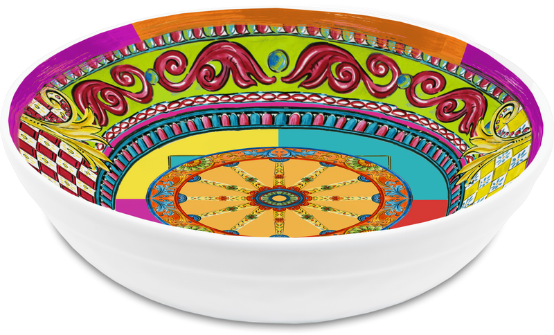 Soup Plate in Melamine - Ortigia Collection