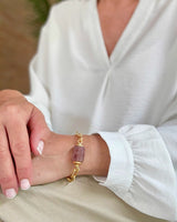 Bracelet with Muscovite - Handmade