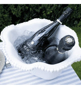Champagne Bucket in Melamine, White - Joke Collection
