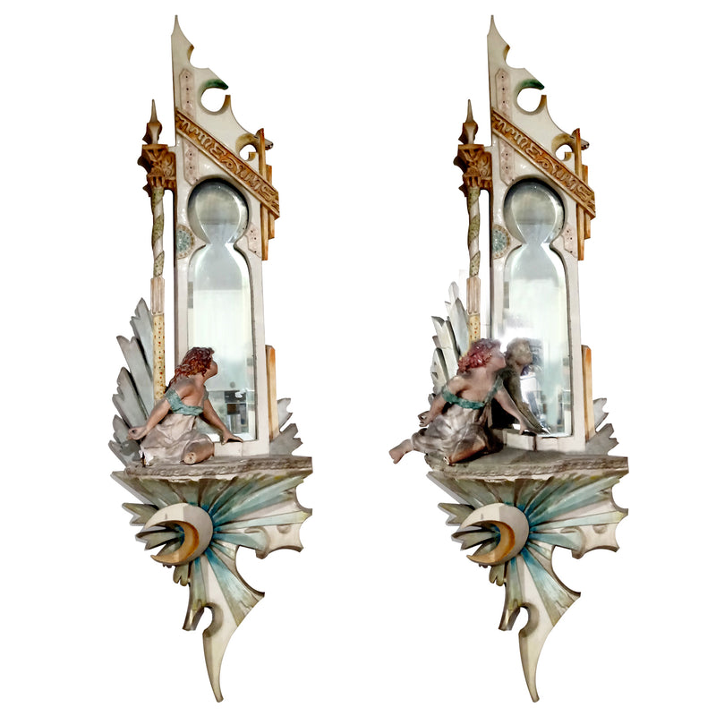 Vintage Collection; Set of 2 Mirrors