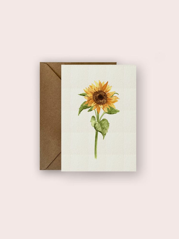 SUNFLOWER | NATURA BLANK CARD