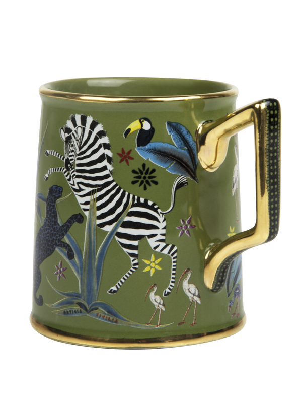 Tazza Ceramic mug Green