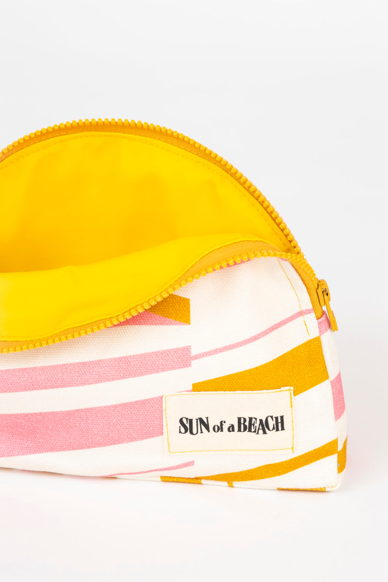 Pouch in Yellow and Pink
