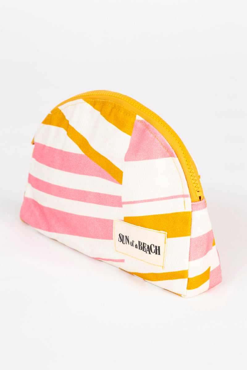 Pouch in Yellow and Pink