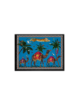 Rectangular Tray, Flying Tiger Blue, Small - Ortigia