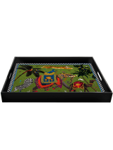 Rectangular Tray, Flying Tiger Green, Grandissimo - Ortigia