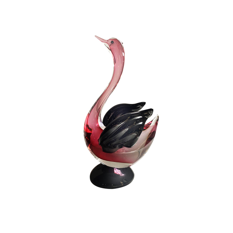 Vintage glass Swan