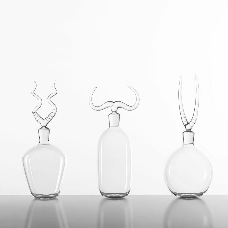 Bottle 'Antelope' in Glass