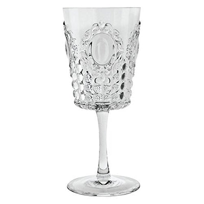 glassware wine glasses Simple Seeded Glassware, Set of 4