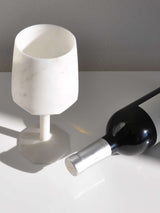 Cocktail Glass in White Marble