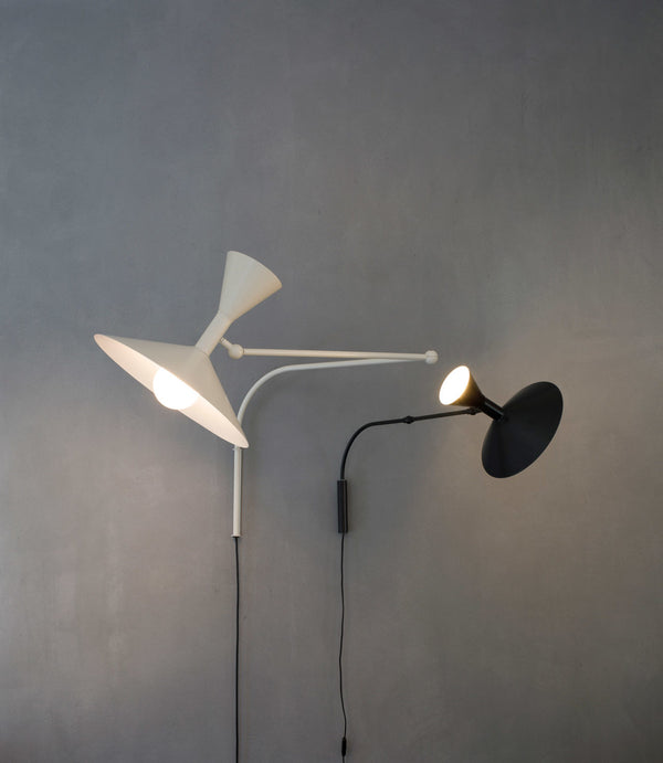 Mini Lampe de Marseille - Le Corbusier in Matt Grey by Nemo Lighting
