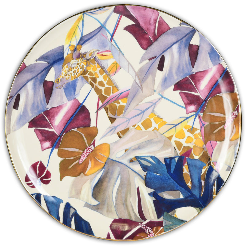 Savana Collection; Serving Plate in Porcelain