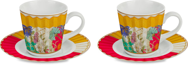 Ventagli Collection; Coffee Cups -  (Set of 2)