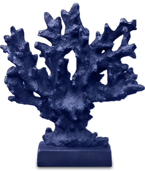 Infinity Collection; Coral Sculpture in Blue