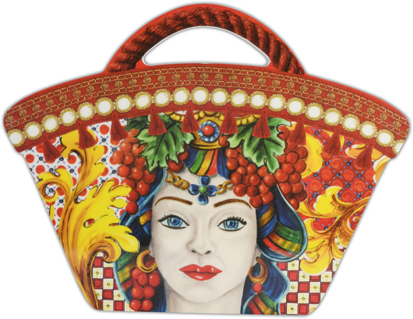 Chopping Board Melamine - Red Bag small- Joke Sicily Collection