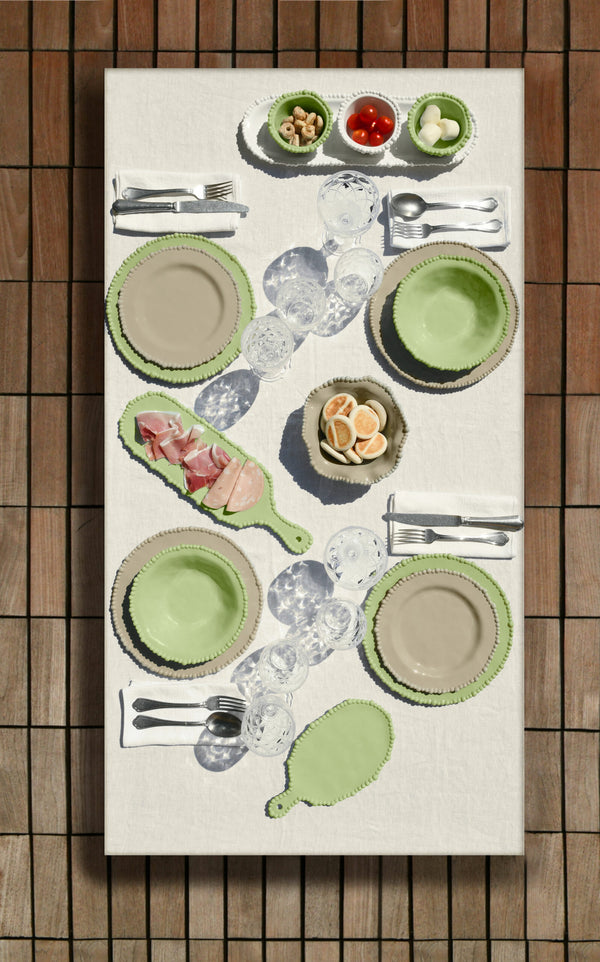 Joke Collection; Dinner Plate in Melamine, Taupe