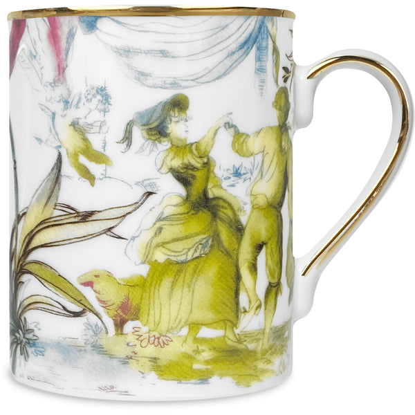 Firenze Collection; Mug in Porcelain with White Background