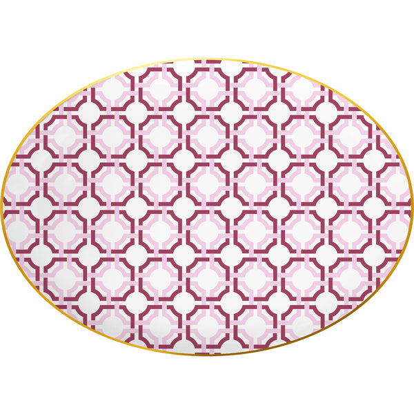 Oval plate -Firenze Collection