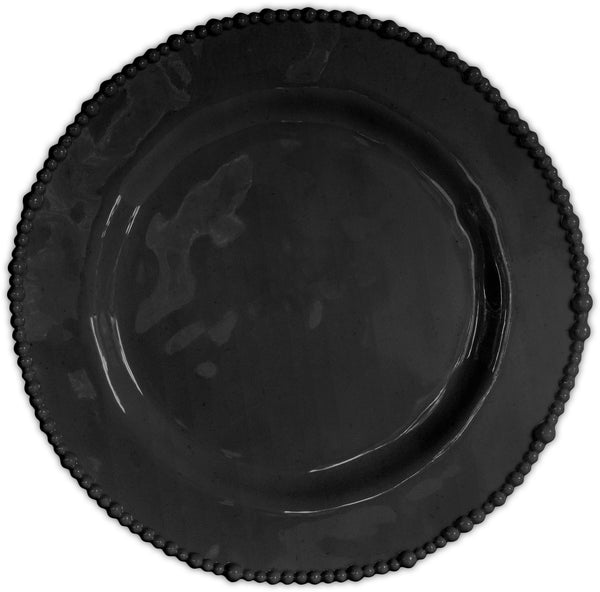Joke Collection; Dessert Plate in Melamine, Black