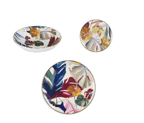 Soup Plate in Porcelain - Savana Collection