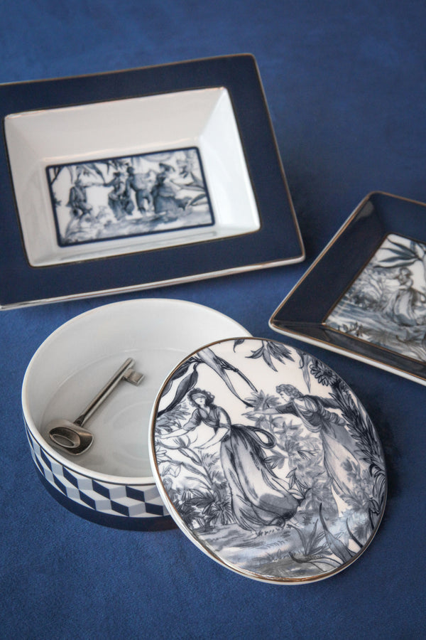 Versailles Collection; Plate in Porcelain (mini)