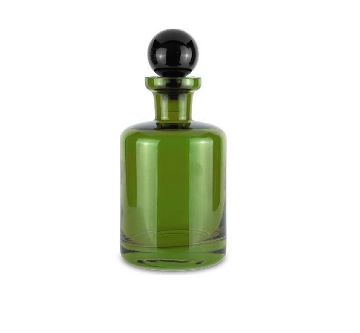 Whisky Bottle in Glass - Green -  Vesti La Tavola Collection