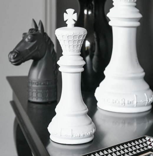Optical Collection; Chess - White King (midi)