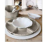 Appetizer dish in 5 pieces - Melamine white - Joke Collection