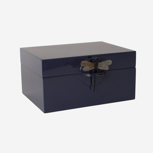 Lacquer box XL dark blue
