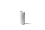 Carrara marble cylindrical vase